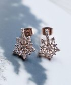 【ティアクラッセ/Tiaclasse】の【金属アレルギー対応】スノーフレークピアス/イヤリング ピンクゴールドピアス|ID: prp329100004665399 ipo3291000000033747217