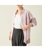 【エニー/ANY】の【速乾/UVカット/抗菌防臭】オーバーサイズシャツ ピンクストライプ|ID: prp329100004665403 ipo3291000000033747245