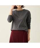 【エニー/ANY】の【洗濯機可/UVケア/接触冷感】シャツテールロングスリーブTシャツ スレート|ID: prp329100004665446 ipo3291000000033747336
