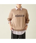 【エニー/ANY】のインターシャロゴニットプルオーバー キャメル×ネイビー|ID: prp329100004665473 ipo3291000000033747392