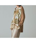 【グレース コンチネンタル/GRACE CONTINENTAL】のスカーフコンビカーディガン キャメル|ID: prp329100004665539 ipo3291000000033800163
