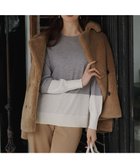 【23区/NIJYUSANKU】の【洗える】ウーステッドウール カラーブロック ニット 人気、トレンドファッション・服の通販 founy(ファニー) ファッション Fashion レディースファッション Fashion for Women トップス・カットソー Cut & Sew Tops ニット Knit Tops & Sweaters イタリア Italy インナー Innerwear 洗える Machine Washable シンプル Simple, Minimal セーター Sweater, Knitwear ターコイズ Turquoise, Blue-Green 定番 Standard, Basic Item フェミニン Feminine, Girly ブロック Block, Solid Block Pattern ワイド Wide, Wide Fit A/W・秋冬 Autumn/Winter 冬 Winter / This Winter 2025年 2025 2025-2026秋冬・A/W Autumn/Winter 2025–26 AW25–26 thumbnail ライトグレー×オフ|ID: prp329100004665791 ipo3291000000034620762