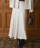 【23区/NIJYUSANKU】の【VERY11月号掲載/洗える】ヴィンテージダブルサテン ナロー スカート ベージュ系|ID: prp329100004665802 ipo3291000000034328745