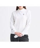【23区 ゴルフ/NIJYUSANKU GOLF】の【WOMEN】ストレッチダンボールモックネック 吸水速乾 UVカット ホワイト系|ID: prp329100004665814 ipo3291000000033748171