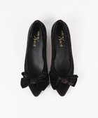 【ボントレ/BONTRE】の【pied du lapan/ピエドラパン】ベロアリボンパンプス/50760ZI 人気、トレンドファッション・服の通販 founy(ファニー) ファッション Fashion レディースファッション Fashion for Women シューズ Shoes, Footwear バレエ Ballet, Ballet Style フェミニン Feminine, Girly フラット Flat, Flat Shoes フランス France, French ベロア Velour, Soft Velvet リボン Ribbon, Bow エレガント 上品 Elegant A/W・秋冬 Autumn/Winter thumbnail ブラック|ID: prp329100004665826 ipo3291000000033748225