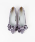 【ボントレ/BONTRE】の【pied du lapan/ピエドラパン】ベロアリボンパンプス/50760ZI 人気、トレンドファッション・服の通販 founy(ファニー) ファッション Fashion レディースファッション Fashion for Women シューズ Shoes, Footwear バレエ Ballet, Ballet Style フェミニン Feminine, Girly フラット Flat, Flat Shoes フランス France, French ベロア Velour, Soft Velvet リボン Ribbon, Bow エレガント 上品 Elegant A/W・秋冬 Autumn/Winter thumbnail グレー|ID: prp329100004665826 ipo3291000000033748229