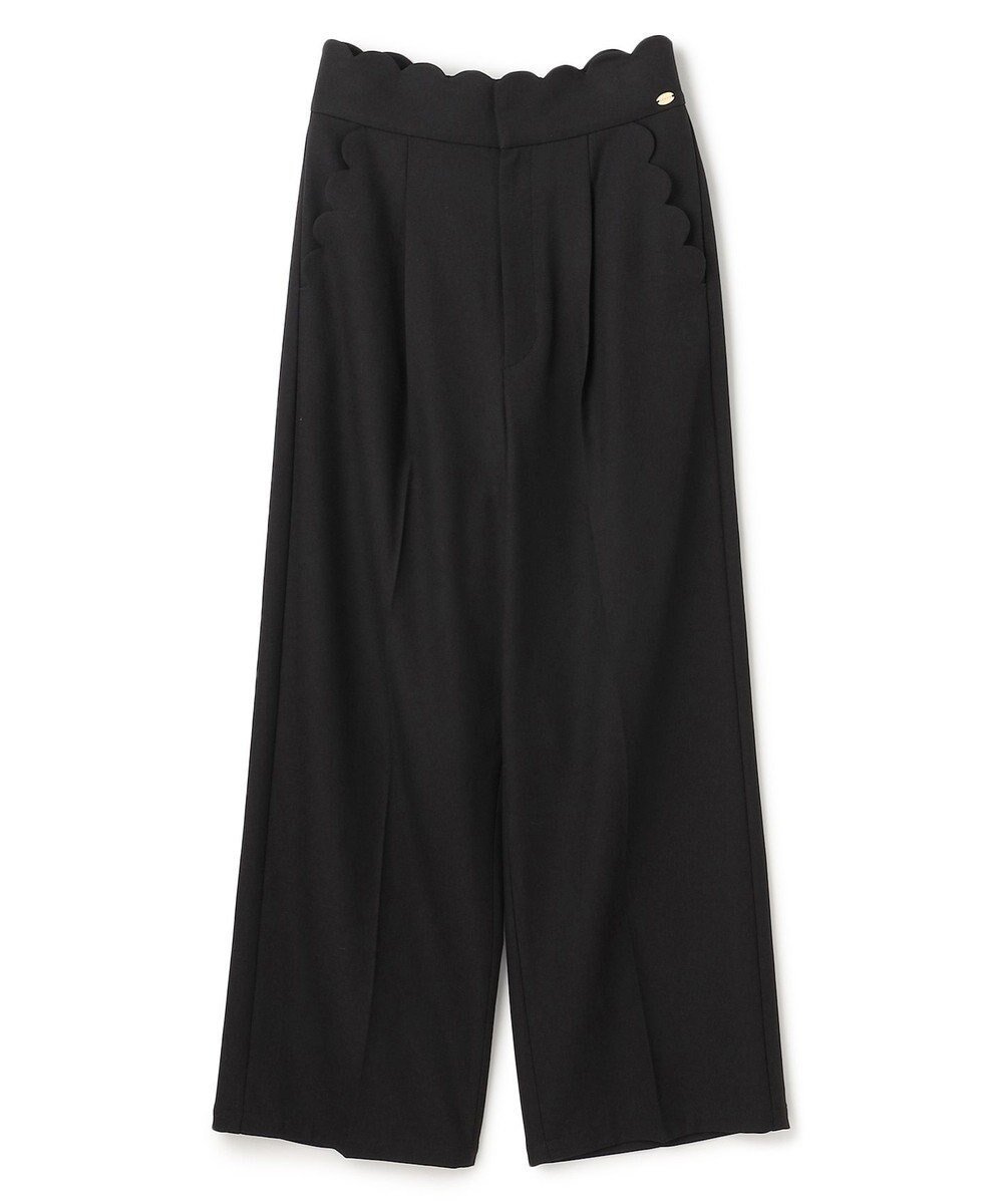 【トッカ/TOCCA】の【洗える・消臭】BABY SCALLOP PANTS パンツ インテリア・キッズ・メンズ・レディースファッション・服の通販 founy(ファニー) 　ファッション　Fashion　レディースファッション　Fashion for Women　パンツ　Pants & Trousers　新作・新入荷　New Arrivals / New In　2025年　2025　2025-2026秋冬・A/W　Autumn/Winter 2025–26 AW25–26　冬　Winter / This Winter　スカラップ　Scallop, Scalloped Edge　夏　Summer　S/S・春夏　SS, Spring/Summer, Warm Season　洗える　Machine Washable　A/W・秋冬　Autumn/Winter　ブラック系|ID: prp329100004665829 ipo3291000000033748241