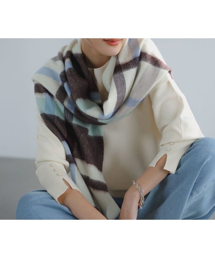 【エニィ スィス/any SiS】のウールニュアンス ストール インテリア・キッズ・メンズ・レディースファッション・服の通販 founy(ファニー) https://founy.com/ ファッション Fashion レディースファッション Fashion for Women ストール Soft & Warm Scarves マフラー・スヌード / 冬小物の定番 Scarves & Mufflers ストール Stole, Wrap スヌード Snood, Infinity Scarf チェック Check, Plaid, Tartan マフラー Scarf, Muffler 新作・新入荷 New Arrivals / New In A/W・秋冬 Autumn/Winter 軽量 Lightweight, Ultra Light 防寒 Cold Protection, Winter-Ready |ID: prp329100004665830 ipo3291000000033940870