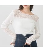 【アースミュージックアンドエコロジー/earth music&ecology】のレース×アイレットプルオ-バー Off White|ID: prp329100004665834 ipo3291000000033748266