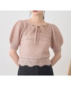 【アースミュージックアンドエコロジー/earth music&ecology】のキャットヤーン透かし編みニットプルオーバー Beige|ID: prp329100004665837 ipo3291000000033748278