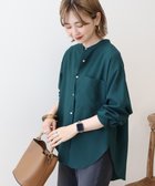【アメリカンホリック/AMERICAN HOLIC】の金ボタンバックシャンロングシャツ Dark Green|ID: prp329100004665854 ipo3291000000033748347