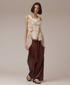 【グレース コンチネンタル/GRACE CONTINENTAL】のオーガン2WAYシャツ ベージュ|ID: prp329100004665894 ipo3291000000034836363