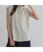 【イェッカ ヴェッカ/YECCA VECCA】の【接触冷感】COOLバックピンタックブラウス Gray Beige|ID: prp329100004665916 ipo3291000000033748587