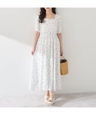 【アースミュージックアンドエコロジー/earth music&ecology】のバックリボンシャーリングワンピース 人気、トレンドファッション・服の通販 founy(ファニー) ファッション Fashion レディースファッション Fashion for Women ワンピース Dresses おすすめ Recommended / Our Picks シャーリング Shirring, Ruched スクエア Square, Square Shape フェミニン Feminine, Girly ポケット Pocket, Pocket Detail リボン Ribbon, Bow ロング Long, Long-Length 今季 This Season, Current Season 夏 Summer 春 Spring S/S・春夏 SS, Spring/Summer, Warm Season thumbnail Flower|ID: prp329100004665920 ipo3291000000033748605