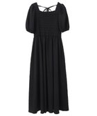 【アースミュージックアンドエコロジー/earth music&ecology】のバックリボンシャーリングワンピース 人気、トレンドファッション・服の通販 founy(ファニー) ファッション Fashion レディースファッション Fashion for Women ワンピース Dresses おすすめ Recommended / Our Picks シャーリング Shirring, Ruched スクエア Square, Square Shape フェミニン Feminine, Girly ポケット Pocket, Pocket Detail リボン Ribbon, Bow ロング Long, Long-Length 今季 This Season, Current Season 夏 Summer 春 Spring S/S・春夏 SS, Spring/Summer, Warm Season thumbnail Black|ID: prp329100004665920 ipo3291000000033748608