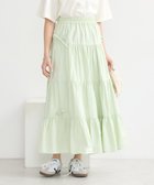 【アースミュージックアンドエコロジー/earth music&ecology】のサイドリボンボリュームティアードスカート Mint|ID: prp329100004666217 ipo3291000000033749806