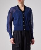 【ポール スミス/Paul Smith】の【洗える】シアー カーディガン ダークブルー|ID: prp329100004666235 ipo3291000000033749874