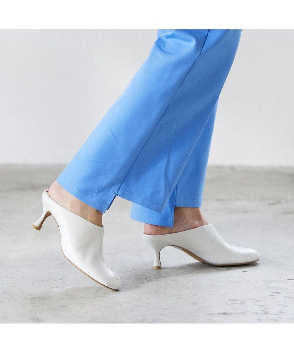 【モード エ ジャコモ/MODE ET JACOMO】のMODE ET JACOMO オブリークトゥミュールパンプス インテリア・キッズ・メンズ・レディースファッション・服の通販 founy(ファニー) ファッション Fashion レディースファッション Fashion for Women クール Cool, Chic サンダル Sandals, Summer Shoes シューズ Shoes, Footwear シンプル Simple, Minimal フォルム Silhouette, Form ミュール Mule, Backless Shoes 日本製 Made In Japan ホワイト|ID: prp329100004666268 ipo3291000000033749994