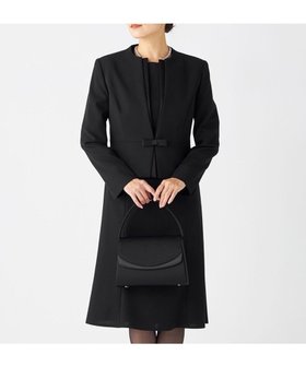 【自由区 FORMAL/JIYU-KU FORMAL】の【ウォッシャブル対応】ドビーボーダーリボン ジャケット+ワンピース 人気、トレンドファッション・服の通販 founy(ファニー) ファッション Fashion レディースファッション Fashion for Women アウター Coat / Outerwear Collection レディースジャケット・軽アウター Jackets スーツ Business Suits & Workwear スーツジャケット・オフィスブレザー Suit Jackets / Blazers スーツセット・2点セット・レディーススーツ Suit Sets / 2-Piece Suits / Office Suit Sets おすすめ Recommended / Our Picks アンサンブル Ensemble Set ウォッシャブル Machine Washable グログラン Grosgrain, Grosgrain Ribbon シンプル Simple, Minimal ジャケット Jacket, Outerwear スーツ Suit, Formalwear セットアップ Set-Up, Coordinated Outfit フォーマル Formal, Dressy リボン Ribbon, Bow エレガント 上品 Elegant 夏 Summer S/S・春夏 SS, Spring/Summer, Warm Season A/W・秋冬 Autumn/Winter |ID:prp329100004666303