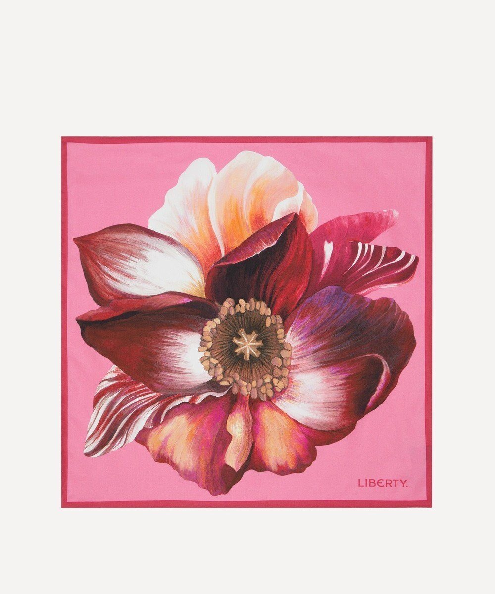 【リバティ/LIBERTY】のハイブリッド ブーケ 45x45 シルク スカーフ インテリア・キッズ・メンズ・レディースファッション・服の通販 founy(ファニー) 　ファッション　Fashion　レディースファッション　Fashion for Women　イタリア　Italy　シルク　Silk, 100% Silk　スカーフ　Scarf, Neckwear　バンダナ　Bandana, Head Scarf　コーラル|ID: prp329100004666304 ipo3291000000033750135