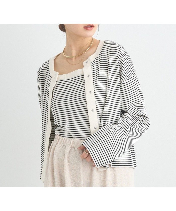 【アースミュージックアンドエコロジー/earth music&ecology】のSET2点リブアンサンブル インテリア・キッズ・メンズ・レディースファッション・服の通販 founy(ファニー) https://founy.com/ ファッション Fashion レディースファッション Fashion for Women トップス・カットソー Cut & Sew Tops カーディガン・羽織り Layered Style Cardigans アンサンブルニット Knit Ensembles & Twin Sets インナー Innerwear カーディガン Cardigan, Knitwear キャミソール Camisole, Spaghetti Strap Top シンプル Simple, Minimal ボトム Bottoms, Lower Wear ポケット Pocket, Pocket Detail ワイド Wide, Wide Fit 夏 Summer 春 Spring S/S・春夏 SS, Spring/Summer, Warm Season |ID: prp329100004666335 ipo3291000000034270167