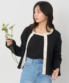 【アースミュージックアンドエコロジー/earth music&ecology】のSET2点リブアンサンブル Black|ID: prp329100004666335 ipo3291000000034270169