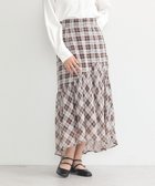 【アースミュージックアンドエコロジー/earth music&ecology】のイレヘムチェックスカート Check Brown|ID: prp329100004666350 ipo3291000000033750287