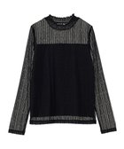 【アースミュージックアンドエコロジー/earth music&ecology】のレースドッキングプルオーバー 人気、トレンドファッション・服の通販 founy(ファニー) ファッション Fashion レディースファッション Fashion for Women トップス・カットソー Cut & Sew Tops シャツ・ブラウス・オフィスカジュアル Elegant Blouses & Button-Ups ロングTシャツ・Tシャツ Longline T-Shirts & Tees カジュアルプルオーバー・ニットトップス Pullovers & Knit Tops / Casual Pullovers カットソー・ベーシックTシャツ Cut-and-Sewn Tops / Stretch Tees & Basics おすすめ Recommended / Our Picks インナー Innerwear カットソー Cut and Sewn Top シャーリング Shirring, Ruched タートル Turtleneck, Turtle Collar ドッキング Docking, Mixed Material ベーシック Basic, Essential レース Lace, Lace Fabric 切替 Switching, Contrast Panel A/W・秋冬 Autumn/Winter thumbnail Black|ID: prp329100004666384 ipo3291000000033750411