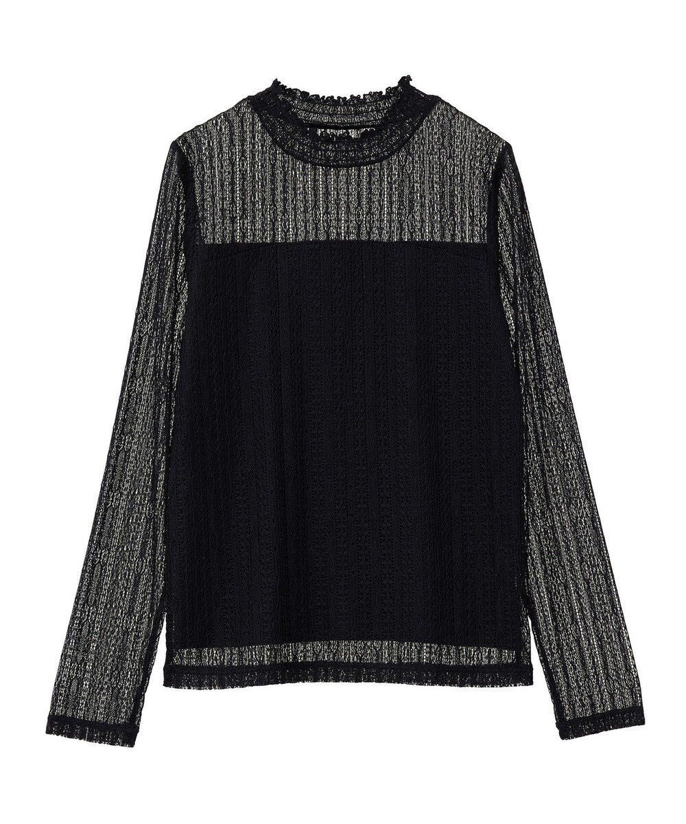 【アースミュージックアンドエコロジー/earth music&ecology】のレースドッキングプルオーバー インテリア・キッズ・メンズ・レディースファッション・服の通販 founy(ファニー) ファッション Fashion レディースファッション Fashion for Women トップス・カットソー Cut & Sew Tops シャツ・ブラウス・オフィスカジュアル Elegant Blouses & Button-Ups ロングTシャツ・Tシャツ Longline T-Shirts & Tees カジュアルプルオーバー・ニットトップス Pullovers & Knit Tops / Casual Pullovers カットソー・ベーシックTシャツ Cut-and-Sewn Tops / Stretch Tees & Basics おすすめ Recommended / Our Picks インナー Innerwear カットソー Cut and Sewn Top シャーリング Shirring, Ruched タートル Turtleneck, Turtle Collar ドッキング Docking, Mixed Material ベーシック Basic, Essential レース Lace, Lace Fabric 切替 Switching, Contrast Panel A/W・秋冬 Autumn/Winter Black|ID: prp329100004666384 ipo3291000000033750411