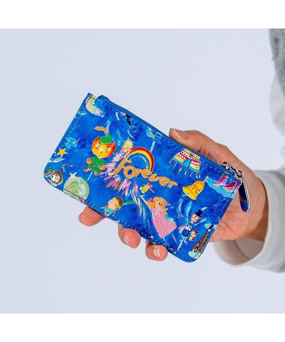 【ツモリチサト キャリー/tsumori chisato CARRY】のピーターパン フラグメントケース キャッシュレス 財布 インテリア・キッズ・メンズ・レディースファッション・服の通販 founy(ファニー) ファッション Fashion レディースファッション Fashion for Women ミニ財布・二つ折り財布 Wallets & Card Cases キャラクター Character, Licensed Characters 財布 Wallet, Purse ブルー|ID: prp329100004666391 ipo3291000000033750441