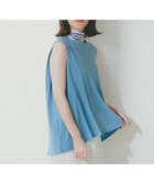 【トック/TOQUE】の〈大草直子さんアドバイザー〉 【洗える/天然素材】タンギス コットン天竺ノースリーブ サックス|ID: prp329100004666410 ipo3291000000033750508
