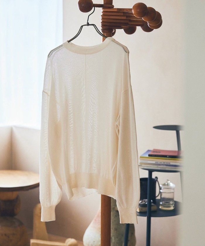 【トック/TOQUE】の〈大草直子さんアドバイザー〉ウォッシャブルシルク×コットン ニットロングスリーブ インテリア・キッズ・メンズ・レディースファッション・服の通販 founy(ファニー) https://founy.com/ ファッション Fashion レディースファッション Fashion for Women トップス・カットソー Cut & Sew Tops ニット Knit Tops & Sweaters インナー Innerwear 春 Spring 洗える Machine Washable シルク Silk, 100% Silk シンプル Simple, Minimal センター Center, Center Line セーター Sweater, Knitwear トレンド Trend, Trending Now ドロップ Drop Shoulder, Dropped Style A/W・秋冬 Autumn/Winter S/S・春夏 SS, Spring/Summer, Warm Season 日本製 Made In Japan 夏 Summer |ID: prp329100004666412 ipo3291000000033750512