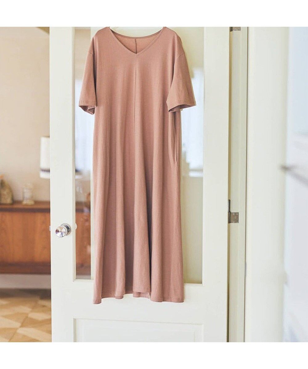 【トック/TOQUE】の〈大草直子さんアドバイザー〉 【洗える/天然素材】タンギス コットン天竺 半袖ワンピース インテリア・キッズ・メンズ・レディースファッション・服の通販 founy(ファニー) ファッション Fashion レディースファッション Fashion for Women ワンピース Dresses 春 Spring 洗える Machine Washable スリット Slit, Slit Detail センター Center, Center Line ポケット Pocket, Pocket Detail 半袖 Short Sleeve, Half Sleeve S/S・春夏 SS, Spring/Summer, Warm Season 夏 Summer モカ|ID: prp329100004666416 ipo3291000000033750527