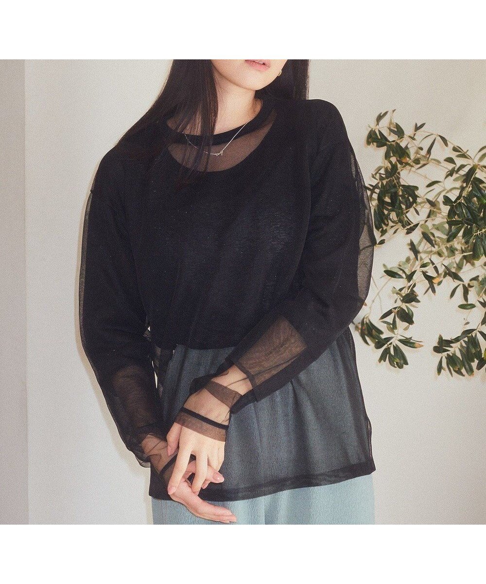 【アースミュージックアンドエコロジー/earth music&ecology】のシアールーズニットプルオーバー インテリア・キッズ・メンズ・レディースファッション・服の通販 founy(ファニー) 　ファッション　Fashion　レディースファッション　Fashion for Women　トップス・カットソー　Cut & Sew Tops　ニット　Knit Tops & Sweaters　シャツ・ブラウス・オフィスカジュアル　Elegant Blouses & Button-Ups　ロングTシャツ・Tシャツ　Longline T-Shirts & Tees　カジュアルプルオーバー・ニットトップス　Pullovers & Knit Tops / Casual Pullovers　カットソー・ベーシックTシャツ　Cut-and-Sewn Tops / Stretch Tees & Basics　おすすめ　Recommended / Our Picks　カットソー　Cut and Sewn Top　スリット　Slit, Slit Detail　トレンド　Trend, Trending Now　ポケット　Pocket, Pocket Detail　夏　Summer　春　Spring　S/S・春夏　SS, Spring/Summer, Warm Season　Black|ID: prp329100004666513 ipo3291000000033750846