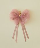 【メゾンドフルール/Maison de FLEUR】のチュールローズリボンチャーム 人気、トレンドファッション・服の通販 founy(ファニー) ファッション Fashion レディースファッション Fashion for Women おすすめ Recommended / Our Picks アクセサリー Fashion Accessories チャーム Charm, Pendant チュール Tulip, Tulip Motif トレンド Trend, Trending Now リボン Ribbon, Bow ローズ Rose, Rose Motif thumbnail Pink|ID: prp329100004666526 ipo3291000000033750894