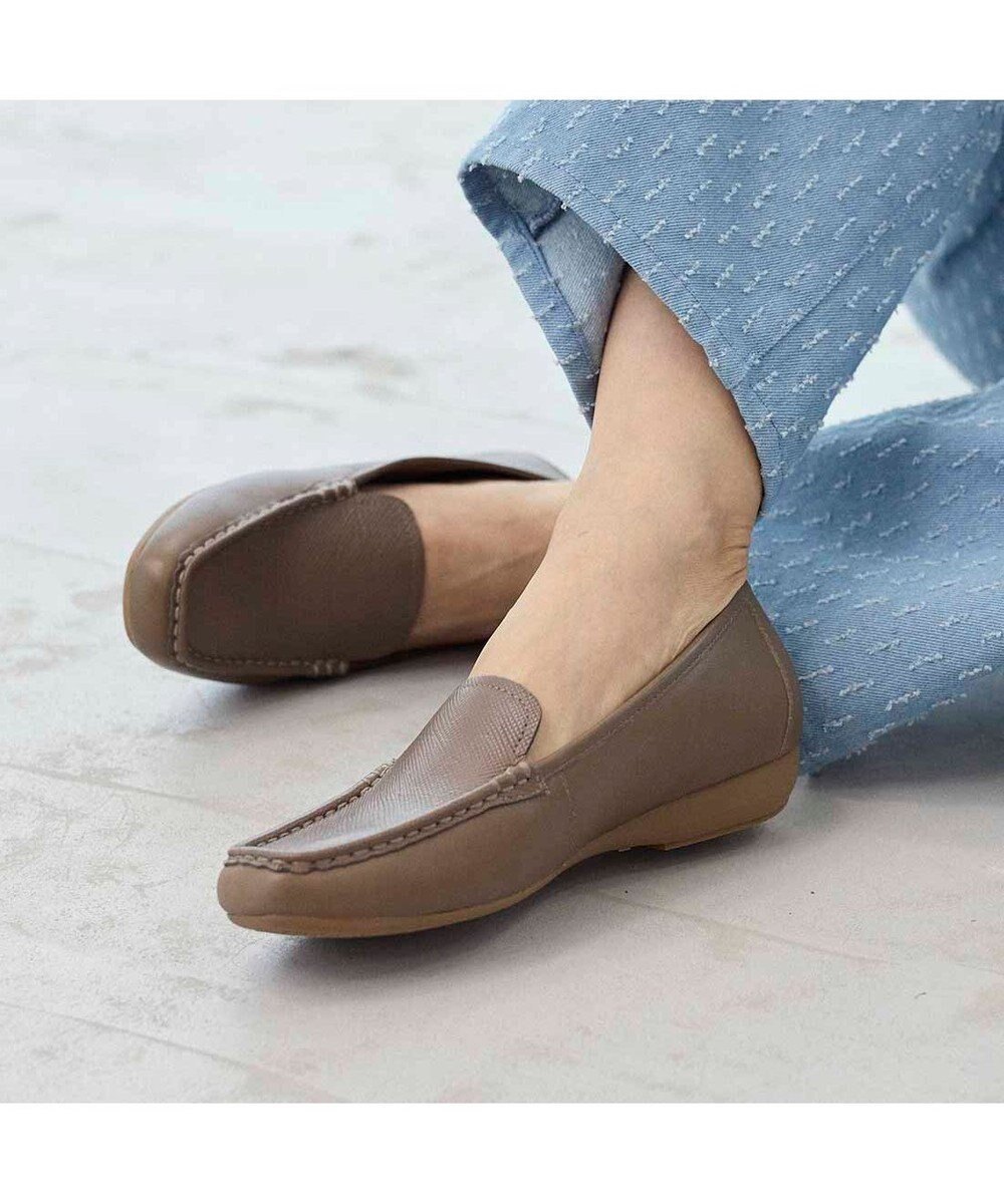 【イング/ing】のing リラックスモカシンシューズ インテリア・キッズ・メンズ・レディースファッション・服の通販 founy(ファニー) 　ファッション　Fashion　レディースファッション　Fashion for Women　くるぶし　Ankle-Length　シューズ　Shoes, Footwear　シンプル　Simple, Minimal　スニーカー　Sneakers, Trainers　トレンド　Trend, Trending Now　バランス　Balance, Style Balance　ベスト　Vest, Waistcoat　ベーシック　Basic, Essential　ワンポイント　One Point, Statement Accent　A/W・秋冬　Autumn/Winter　新作・新入荷　New Arrivals / New In　おすすめ　Recommended / Our Picks　ダークオーク|ID: prp329100004666605 ipo3291000000033832875