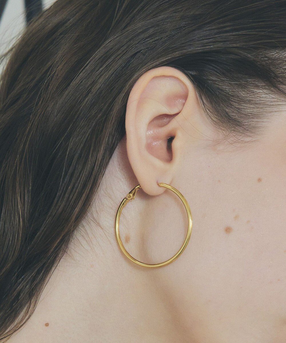 【イェッカ ヴェッカ/YECCA VECCA】のステンレスフープピアス インテリア・キッズ・メンズ・レディースファッション・服の通販 founy(ファニー) 　ファッション　Fashion　レディースファッション　Fashion for Women　アクセサリー　Fashion Accessories　バランス　Balance, Style Balance　フォルム　Silhouette, Form　フープ　Hoop, Hoop Earrings　ラウンド　Round, Round Neck　エレガント 上品　Elegant　Gold|ID: prp329100004666610 ipo3291000000036155390