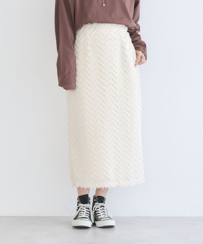 【アースミュージックアンドエコロジー/earth music&ecology】のフリンジナロースカート インテリア・キッズ・メンズ・レディースファッション・服の通販 founy(ファニー) https://founy.com/ ファッション Fashion レディースファッション Fashion for Women スカート Skirts シアー Sheer, See-Through フリンジ Fringe, Tassel ポケット Pocket, Pocket Detail A/W・秋冬 Autumn/Winter |ID: prp329100004666621 ipo3291000000033751264