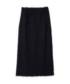 【アースミュージックアンドエコロジー/earth music&ecology】のフリンジナロースカート Black|ID: prp329100004666621 ipo3291000000033751268