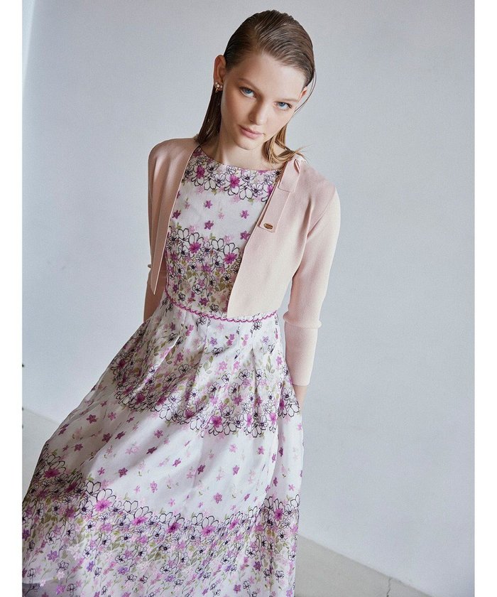 【トッカ/TOCCA】の【洗える・消臭】SPRING GARLAND ドレス インテリア・キッズ・メンズ・レディースファッション・服の通販 founy(ファニー) https://founy.com/ ファッション Fashion レディースファッション Fashion for Women ワンピース Dresses フォーマル・パーティードレス・結婚式用ドレス Elegant & Casual Dresses 2025年 2025 2025春夏・S/S Spring/Summer 2025 SS25 ドレス Dress, One-Piece 夏 Summer 春 Spring S/S・春夏 SS, Spring/Summer, Warm Season 洗える Machine Washable |ID: prp329100004666684 ipo3291000000033751516