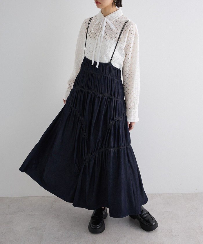 【グリーンパークス/Green Parks】のギャザースカート インテリア・キッズ・メンズ・レディースファッション・服の通販 founy(ファニー) https://founy.com/ ファッション Fashion レディースファッション Fashion for Women スカート Skirts おすすめ Recommended / Our Picks アシンメトリー Asymmetrical Style ギャザー Gathered, Ruffled フォルム Silhouette, Form ポケット Pocket, Pocket Detail 夏 Summer 春 Spring S/S・春夏 SS, Spring/Summer, Warm Season |ID: prp329100004666707 ipo3291000000033751603