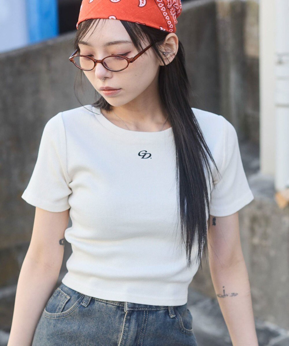 【ウィゴー/WEGO】のヴィンテージウォッシュワンポイントリブT インテリア・キッズ・メンズ・レディースファッション・服の通販 founy(ファニー) ファッション Fashion レディースファッション Fashion for Women トップス・カットソー Cut & Sew Tops シャツ・ブラウス・オフィスカジュアル Elegant Blouses & Button-Ups ロングTシャツ・Tシャツ Longline T-Shirts & Tees カットソー・ベーシックTシャツ Cut-and-Sewn Tops / Stretch Tees & Basics インナー Innerwear 春 Spring カットソー Cut and Sewn Top クロップド Cropped, Short Length ショート Short, Short Length シンプル Simple, Minimal スマホ Smartphone, Mobile Device デニム Denim, Jeans Material 定番 Standard, Basic Item 人気 Popular, Best Seller バランス Balance, Style Balance 半袖 Short Sleeve, Half Sleeve 無地 Plain, Solid Color ワンポイント One Point, Statement Accent S/S・春夏 SS, Spring/Summer, Warm Season おすすめ Recommended / Our Picks 夏 Summer ホワイト|ID: prp329100004666758 ipo3291000000033751818