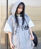 【ウィゴー/WEGO】の【ユニセックス着用ITEM/MLサイズ展開】ジャガードノースリジップパーカー グレー|ID: prp329100004666781 ipo3291000000033751924