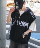 【ウィゴー/WEGO】の【ユニセックス着用ITEM/MLサイズ展開】ジャガードノースリジップパーカー ブラック|ID: prp329100004666781 ipo3291000000033751925