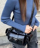 【ウィゴー/WEGO】のハトメベルトポケットショルダー ブラック|ID: prp329100004666791 ipo3291000000034322432