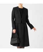 【組曲 NOIR/KUMIKYOKU NOIR】の【洗える】ウォッシャブルストレッチバックサテン ジャケット+ワンピース ブラック系|ID: prp329100004666828 ipo3291000000035127801