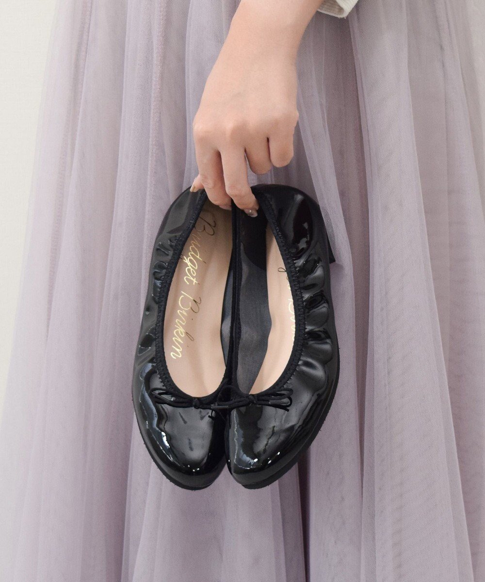 【ブリジット バーキン/Bridget Birkin】の【Bridget Birkin】ラウンドトゥバレエシューズ インテリア・キッズ・メンズ・レディースファッション・服の通販 founy(ファニー) ファッション Fashion レディースファッション Fashion for Women おすすめ Recommended / Our Picks シューズ Shoes, Footwear バレエ Ballet, Ballet Style リボン Ribbon, Bow ブラックエナメル|ID: prp329100004666836 ipo3291000000033752146
