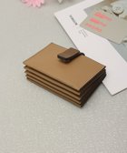 【スタイルコード/STYLE CODE】の【PADMA/パドマ】ベルトデザイン シュリンクレザーカードケース ベージュ|ID: prp329100004666898 ipo3291000000034178044