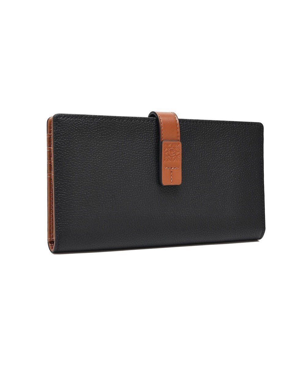 【スタイルコード/STYLE CODE】の【PADMA/パドマ】ベルトデザイン シュリンクレザー薄マチ長財布 インテリア・キッズ・メンズ・レディースファッション・服の通販 founy(ファニー) 　ファッション　Fashion　レディースファッション　Fashion for Women　ミニ財布・二つ折り財布　Wallets & Card Cases　ベルト&ウエストマーク　Belts & Waist Accessories　軽量　Lightweight, Ultra Light　シンプル　Simple, Minimal　スタイリッシュ　Stylish, Fashionable　財布　Wallet, Purse　ポケット　Pocket, Pocket Detail　おすすめ　Recommended / Our Picks　エレガント 上品　Elegant　ギフト プレゼント　Gift / Present　ブラック×キャメル|ID: prp329100004666901 ipo3291000000033752428