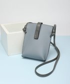 【スタイルコード/STYLE CODE】の【PADMA/パドマ】ベルトデザイン シュリンクレザーマルチポシェット ブルーグレー|ID: prp329100004666905 ipo3291000000034178050